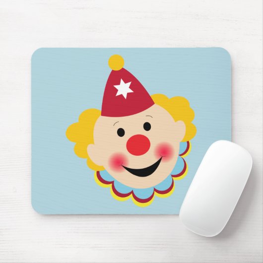 Clown Face Mousepad Muismat (Met muis)