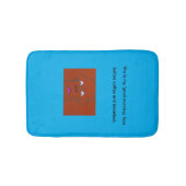 Clown-Faced Dog Cartoon Sketch Badmat (Voorkant)