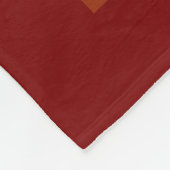 Clown-Faced Dog Cartoon Sketch Fleece Deken (Hoek)