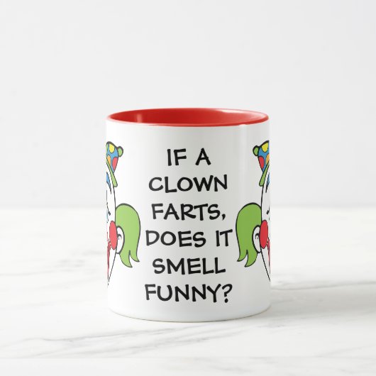 Clown Farts Smell Funny Mok (Midden)