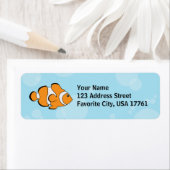 Clown Fish Adreslabel Etiket (Insitu)