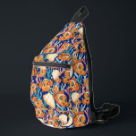 Clown fish Cartoon cute Family Underwater Sling Bag<br><div class="desc">Cute and Joyful little Clownfish Cartoon Characters swimming together on underwater Coral Reef Background. Original Vector Illustration Copyright BluedarkArt.</div>