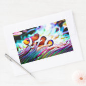 Clown Fish gluren naar je Stickers (Envelop)