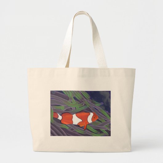 clown fish grote tote bag (Voorkant)