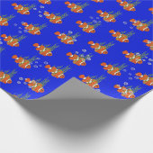 Clown Fish In Bubbles and Seaweed Cadeaupapier (Hoek)