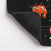 Clown Fish Santa Sleigh Flying Funny Magical Chris Muismat (Hoek)