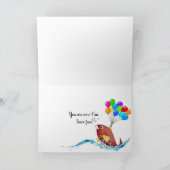 Clown Fish voor de verjaardag van kind Kaart (Binnen)