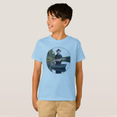 Clown Fisherman Vist grappige Halloween T-shirt (Voorkant volledig)