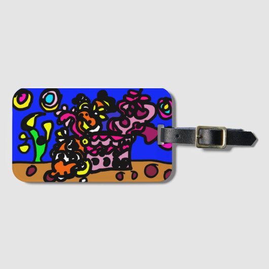 Clown fishes love bagagelabel (Voorkant (horizontaal))