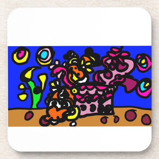 Clown fishes love  bier onderzetter (Voorkant)