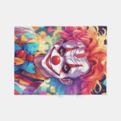 Clown fleece deken, 76x102 cm deken (Voorkant (Horizontaal))