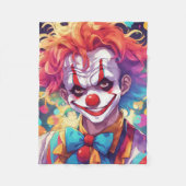 Clown fleece deken, 76x102 cm deken (Voorkant)