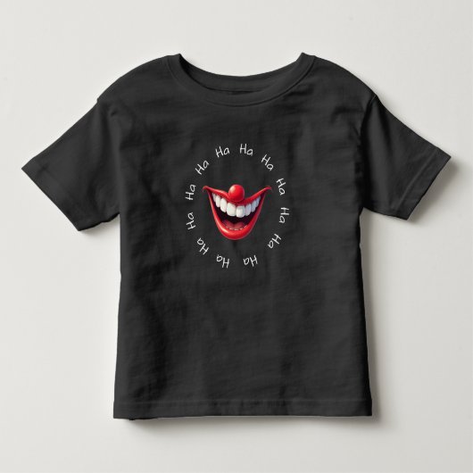 Clown Funny Ha Ha Kinder Shirts (Voorkant)