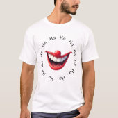 Clown Funny Ha Ha T-shirt (Voorkant)