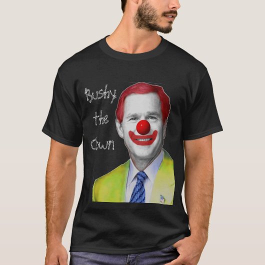 clown g struik 2, BushytheClown T-shirt (Voorkant)