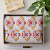 Clown gezicht cadeauverpakking tissuepapier (Geschenk)
