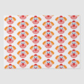 Clown gezicht cadeauverpakking tissuepapier (Voorkant)