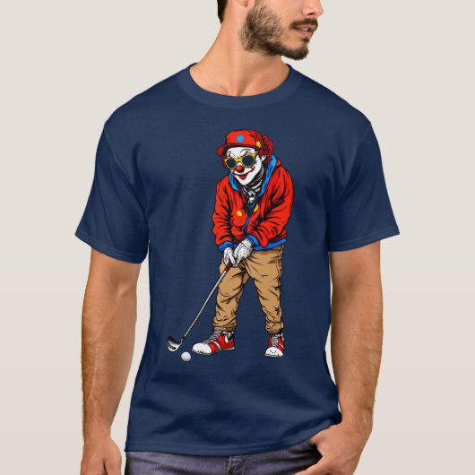 Clown Golf T-shirt (Voorkant)