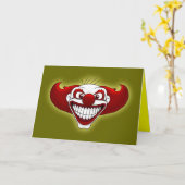 Clown Greeting Card Kaart (Gele Bloem)