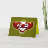 Clown Greeting Card Kaart (Voorkant)