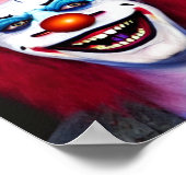 Clown griezelig gek poster (Hoek)