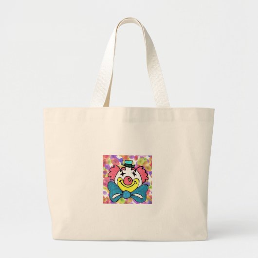 clown grote tote bag (Voorkant)