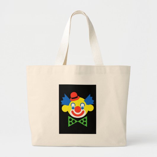 clown grote tote bag (Voorkant)