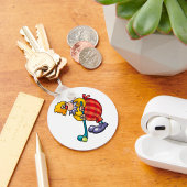 Clown Hockey Funny Sport Sleutelhanger
