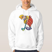 Clown Hockey Hoodie (Voorkant)