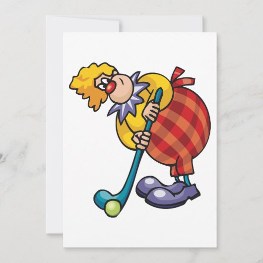 Clown Hockey Kaart (Voorkant)