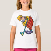 Clown Hockey Sport T-Shirt (Voorkant)