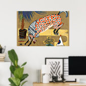 Clown Horse, fijn kunstschilderij, Poster (Thuiskantoor)