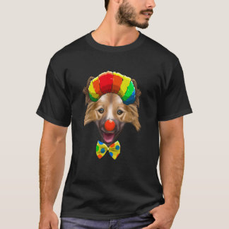 Clown IJslandse herdershond Circus Dog T-shirt