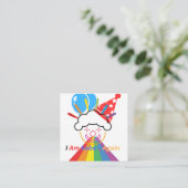 Clown: Ik ben weer nuchter Informatiekaartje (Staand voorkant)