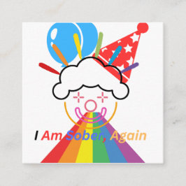 Clown: Ik ben weer nuchter Informatiekaartje