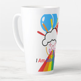 Clown: Ik ben weer nuchter Latte Mok