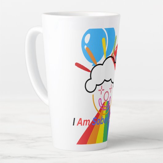 Clown: Ik ben weer nuchter Latte Mok (Linkerhoek)