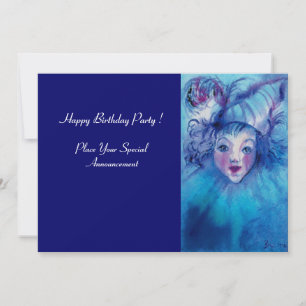 CLOWN IN BLAUW KAART