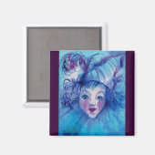 CLOWN IN BLAUW MAGNEET (Voorkant / Achterkant)