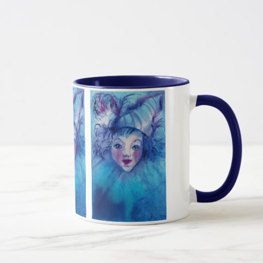 CLOWN IN BLAUW MOK (Rechts)