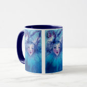 CLOWN IN BLAUW MOK (Voorkant links)