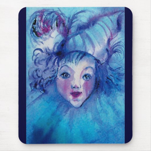 CLOWN IN BLAUW MUISMAT (Voorkant)