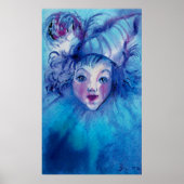 CLOWN IN BLAUW POSTER (Voorkant)