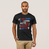 Clown in het bos t-shirt (Voorkant volledig)