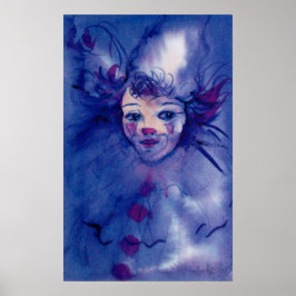 CLOWN IN PAARS POSTER
