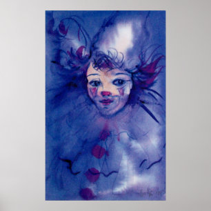 CLOWN IN PAARS POSTER