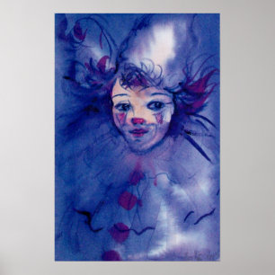 CLOWN IN PAARS POSTER