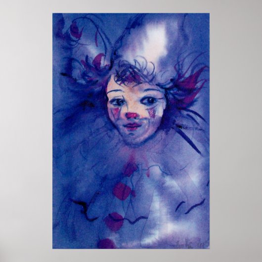 CLOWN IN PAARS POSTER (Voorkant)
