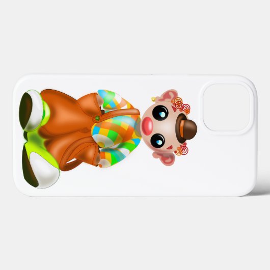 Clown iPhone Case Circus (Achterkant (horizontaal))