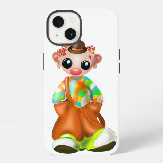 Clown iPhone Hoesje Circus iPhone 13 Hoesje (Achterkant)